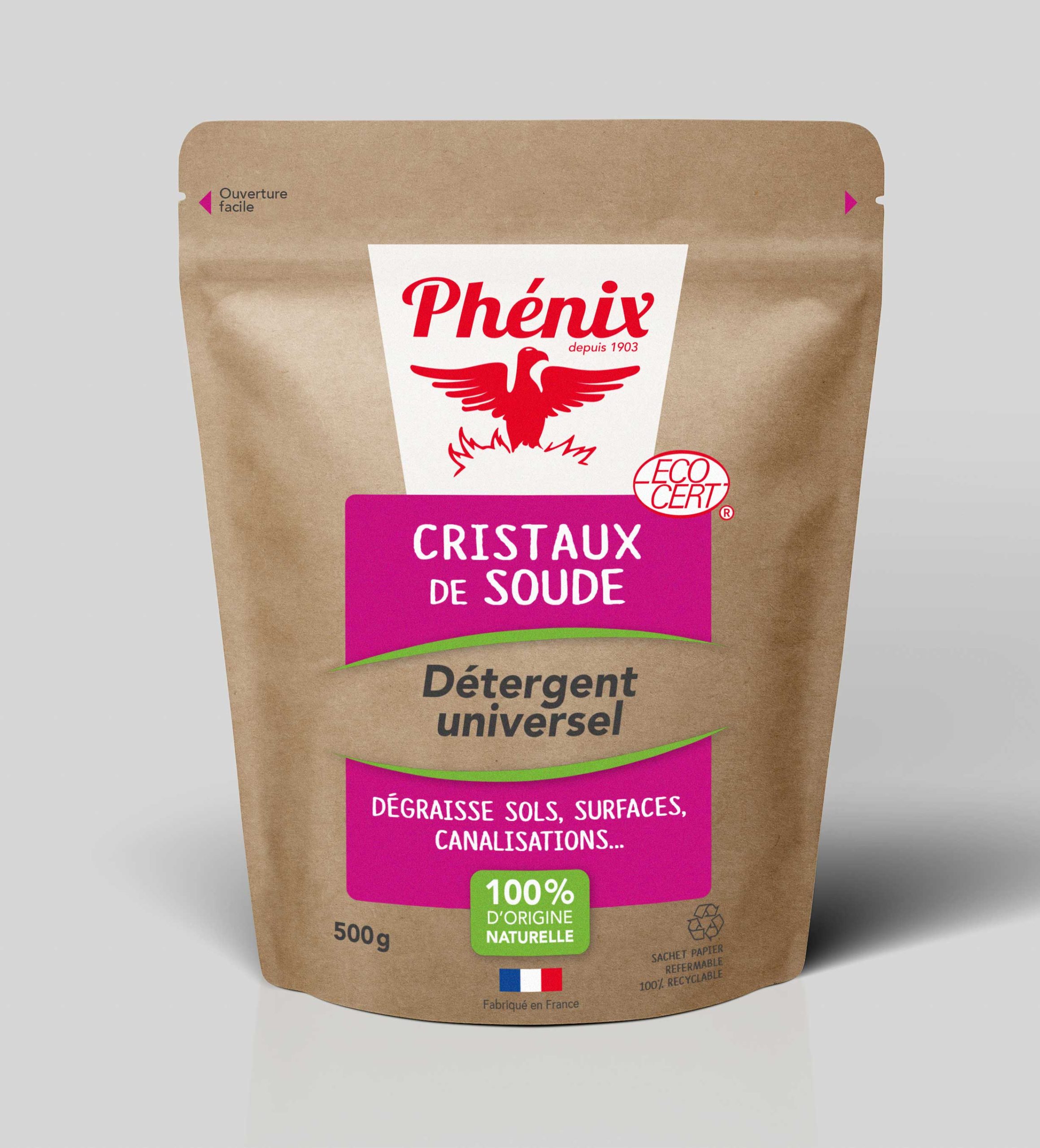 Soude en cristaux 500g